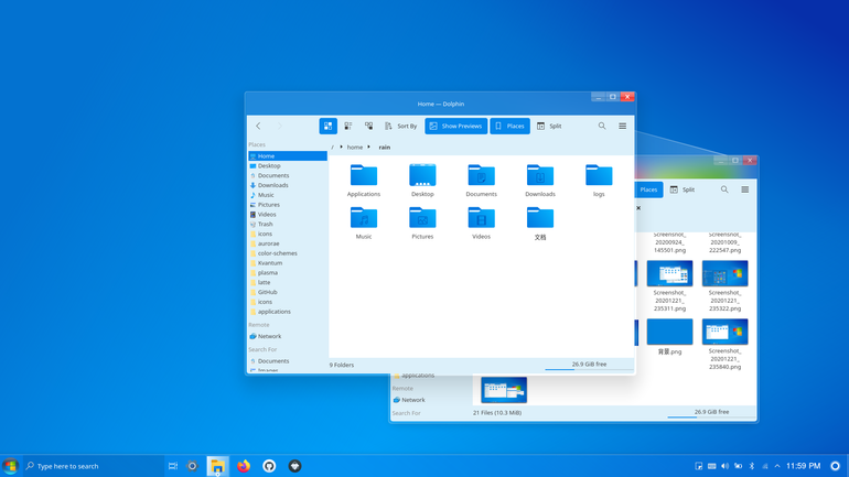 Win7Explore-light Aurorae Theme