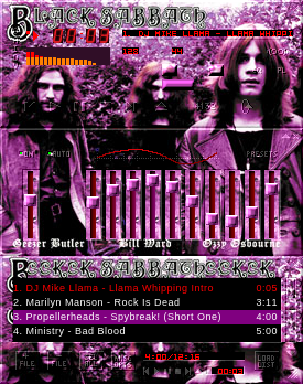 BLACK SABBATH WINAMP SKIN 1.0