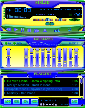 SOLID WINAMP  Version 1.0