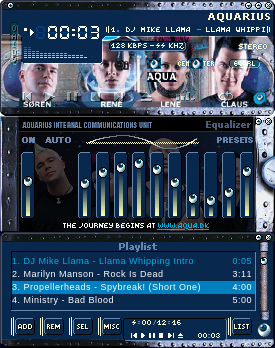 AQUARIUS WinAmp skin <<