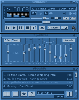 Doppler Productions WinAmp skin