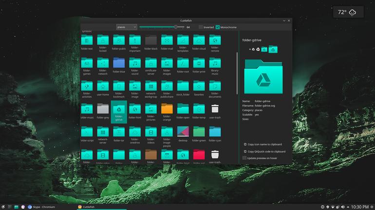 Materia Manjaro Breeze Dark