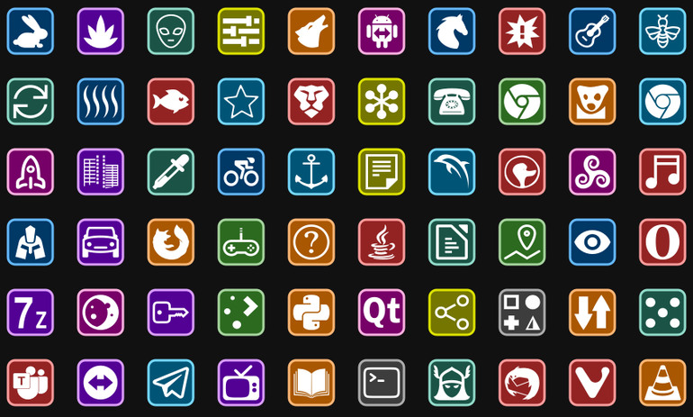 Besgnulinux Frame Icon Theme
