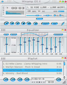 Skin Name: Winamp OS X