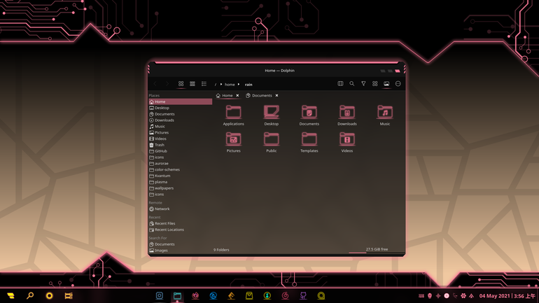 LyraF-dark Aurorae Theme