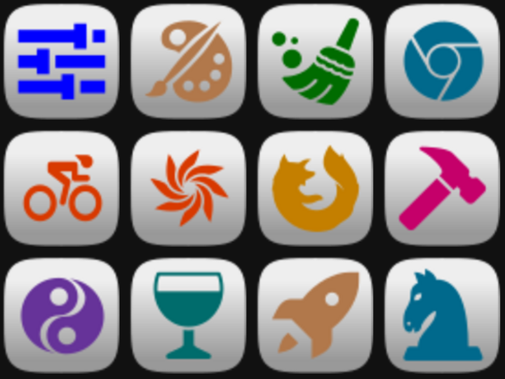 Besgnulinux White Icon Theme