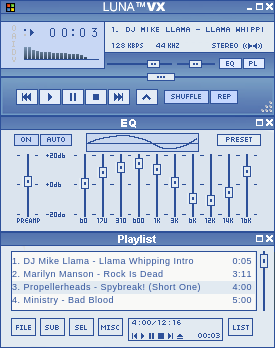 Winamp Skin for LunaVX