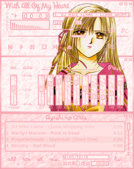 "With All Of My Heart" Featuring Aya Mikage from the anime/manga series