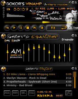 Cool skin for Nullsoft's WinAmp