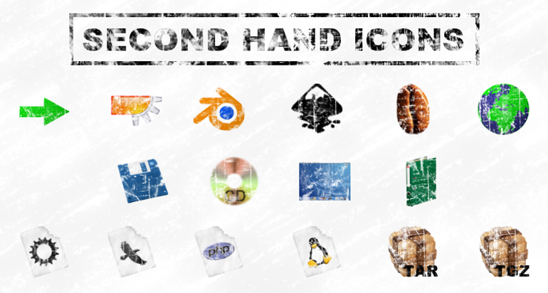 second hand icons