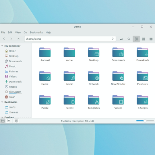 Mint Breeze Light Icons