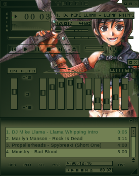 This skin is based on an image of Yuffie, by Nomura Tetsuya.