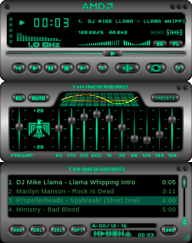 AMD Thunderbird Processor Skin    Version 1.0  by Garbo     7-28-00