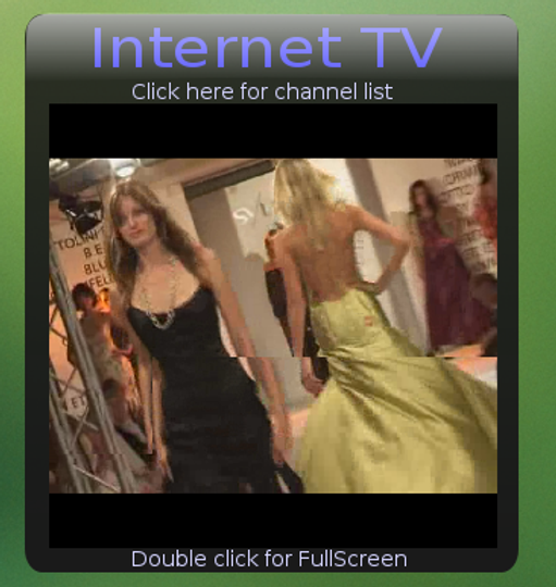 internet TV Screenlet