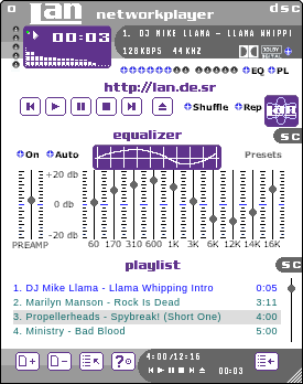 "lan.de.sr" fr WinAMP