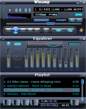 vistamp v 0.2  -  The vista based Winamp skin
