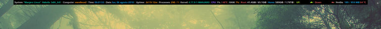 Simple Bar Conky Theme