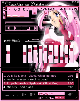 "Masshiro na Christmas" skin made on June 16, 2000 by Saka Ogawa