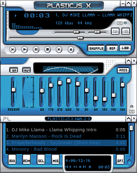 PlasticJS X 4WA-2.9 BLUE by JAVIER SNCHEZ (NEON)