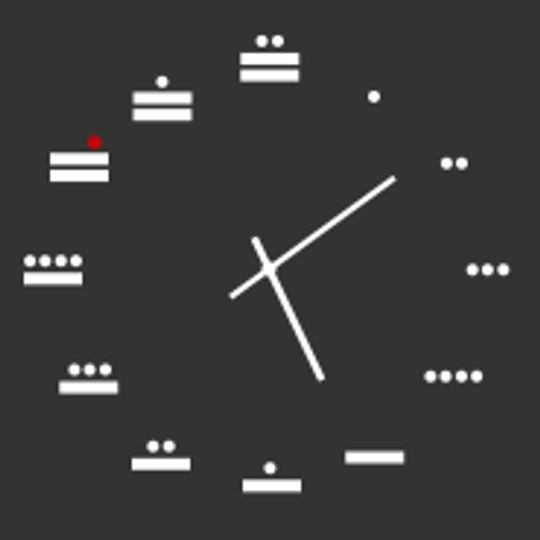 Aztec & Cuneiform Theme Cairo-clock