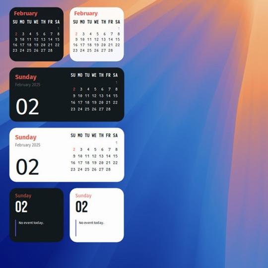 Calendar [ Mimosa STV ]