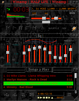 This is a Custom Winamp Skin...duh (')_(.)