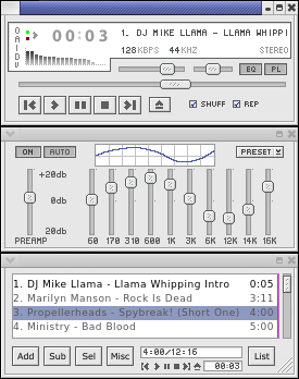 Bluecurve for XMMS