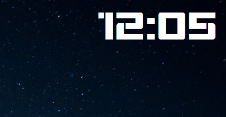 Modern-V Clock Conky