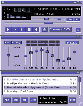Simply Clean skin for Winamp 2.9 by brsly@yahoo.com