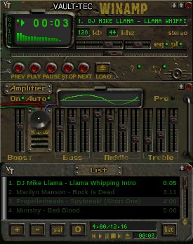 - - -   Vault-Tec WINAMP   - - -