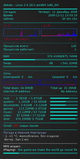Conky config