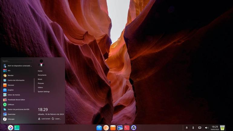deepin Classic plasma