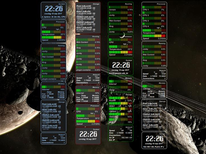 Conky Basic MkII (Interactive)