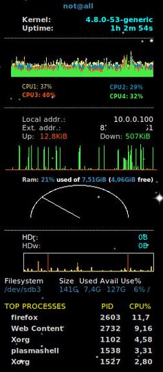 Simple Conky Monitor