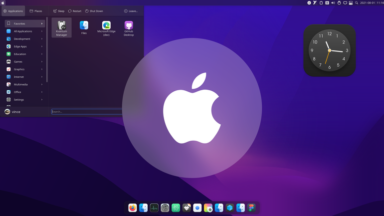 Monterey plasma dark theme
