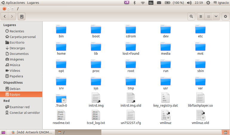 Blue folders for GNOME Fallback
