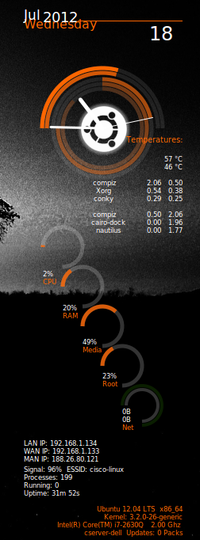 Conky Ubuntu-Lua