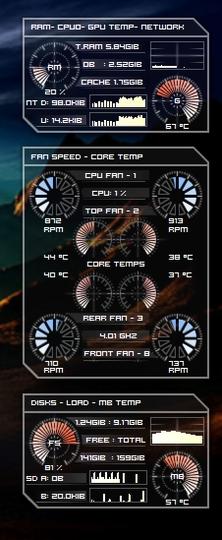 Futuristic Conky 2.3.0