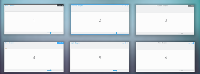 Window Decoration Theme for Plasma Next