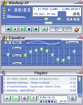 WinAmp XP v2 - Silver Edition