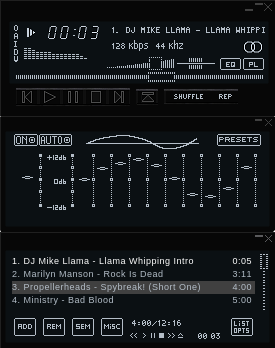 Winamp "No Name Hi-Fi"(v.4) Created by JIEuTEHAHT_KOJIOM6O at 31.01.2011