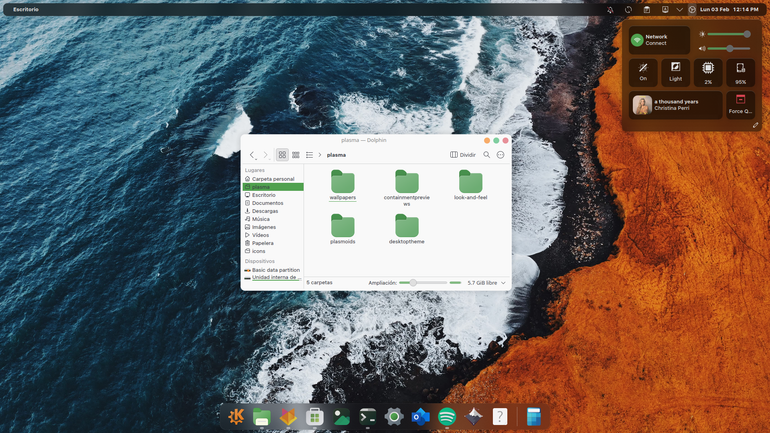 Flat Remix Plasma Theme