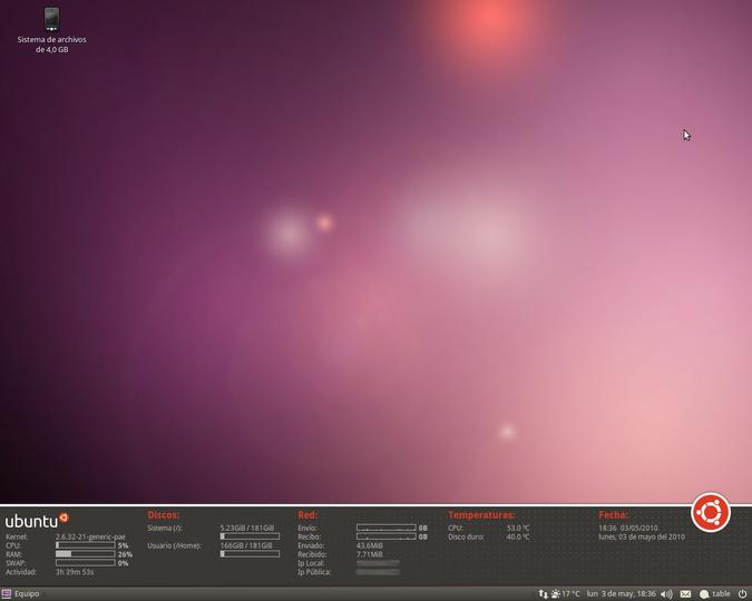 Conky Ubuntu Lucid Theme