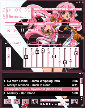 This Winamp skin was made by Miriya <miriyazen@hotmail.com>