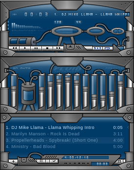 Fluid. Skin for Winamp.