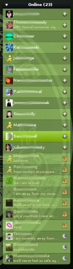 Buuf Theme for Pidgin Screenlet