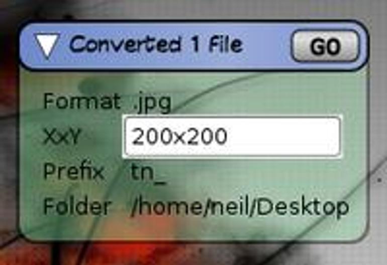 Thumbnail Generator gDesklet