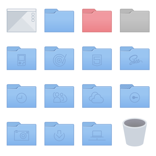 Pixel Perfect Folder Icons