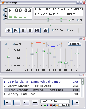 XP Theme silver skin for winamp classic.