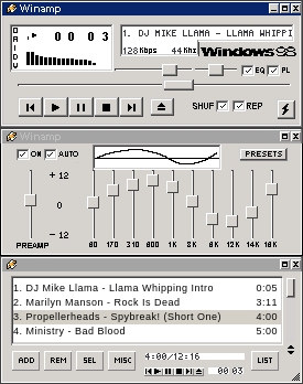 Windows 98 skin.